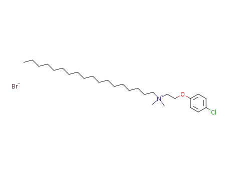 [2-(4-chloro-phenoxy)-ethyl]-dimethyl-octadecyl-ammonium; bromide