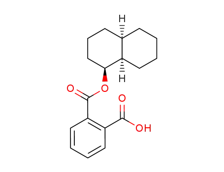 (+/-)-phthalic acid mono-((4a<i>rH</i>.8a<i>cH</i>)-decahydro-naphthyl-(1<i>t</i>)-ester)