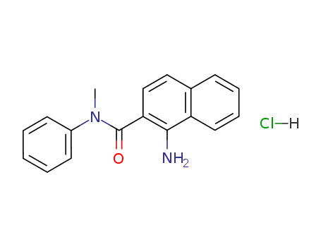 1-amino-[2]naphthoic acid-(<i>N</i>-methyl-anilide); hydrochloride