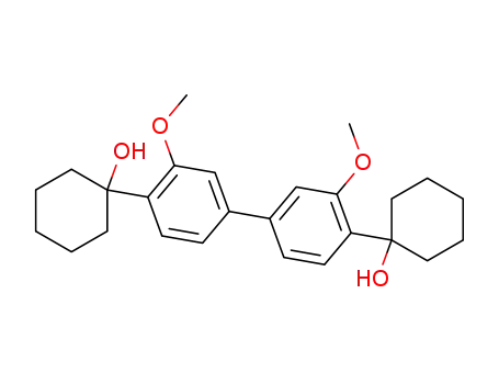 4,4'-Bis-(1-hydroxy-cyclohexyl)-3,3'-dimethoxy-biphenyl
