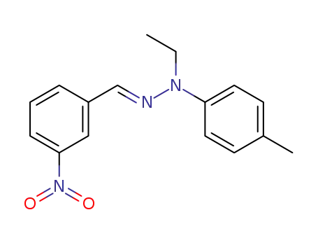 3-nitro-benzaldehyde-(ethyl-<i>p</i>-tolyl-hydrazone)