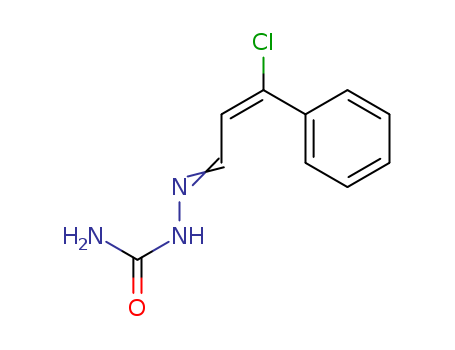 Hydrazinecarboxamide, 2-(3-chloro-3-phenyl-2-propenylidene)-