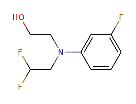 2-[<i>N</i>-(2,2-difluoro-ethyl)-3-fluoro-anilino]-ethanol