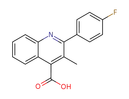 2-(4-fluoro-phenyl)-3-methyl-quinoline-4-carboxylic acid