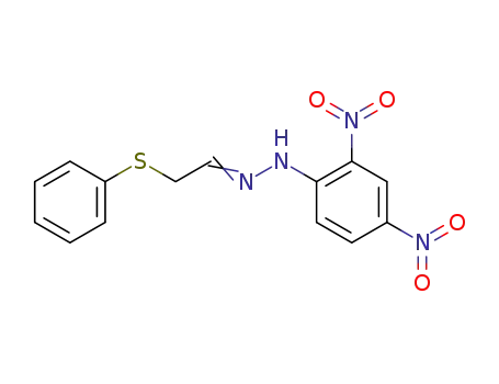 phenylsulfanyl-acetaldehyde-(2,4-dinitro-phenylhydrazone)