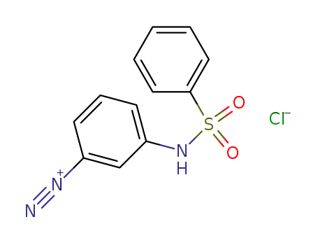 3-benzenesulfonylamino-benzenediazonium; chloride