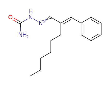 Molecular Structure of 17744-29-5 (2-hexyl-3<i>t</i>-phenyl-acrylaldehyde-semicarbazone)