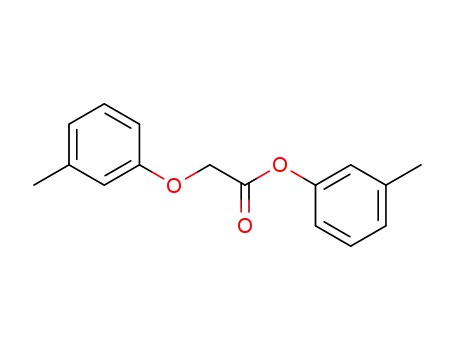 Molecular Structure of 133192-73-1 (<i>m</i>-tolyloxy-acetic acid <i>m</i>-tolyl ester)