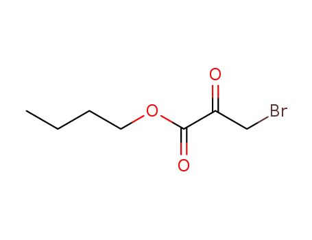 Molecular Structure of 501104-26-3 (Propanoic acid, 3-bromo-2-oxo-, butyl ester)