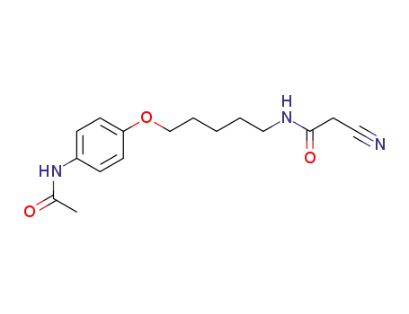 1-acetylamino-4-[5-(2-cyano-acetylamino)-pentyloxy]-benzene