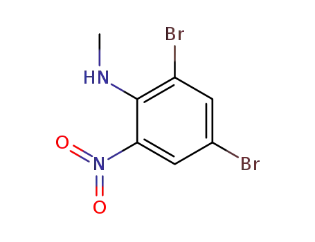2,4-dibromo-<i>N</i>-methyl-6-nitro-aniline