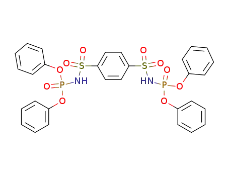 <i>N</i>,<i>N'</i>-(benzene-1,4-disulfonyl)-bis-amidophosphoric acid tetraphenyl ester
