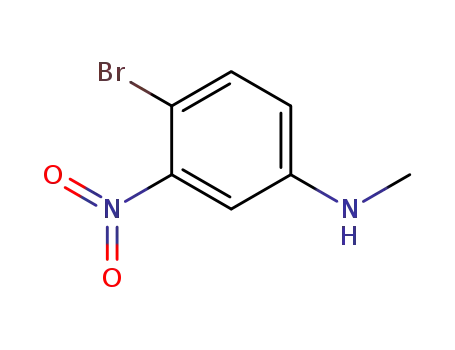 4-bromo-<i>N</i>-methyl-3-nitro-aniline