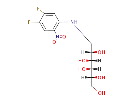 1-(4,5-difluoro-2-nitro-anilino)-D-1-deoxy-galactitol