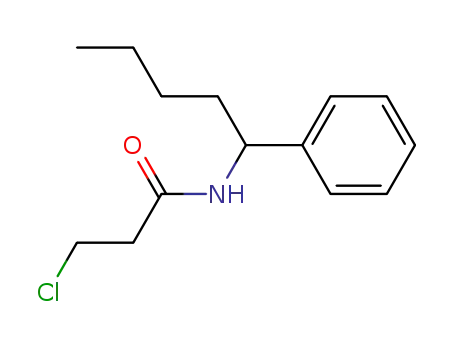 3-chloro-propionic acid-(1-phenyl-pentylamide)