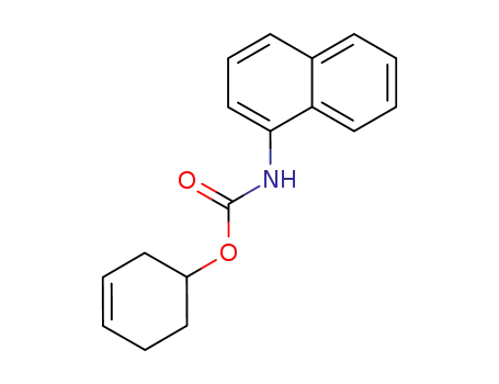 Molecular Structure of 109470-24-8 ([1]naphthyl-carbamic acid cyclohex-3-enyl ester)