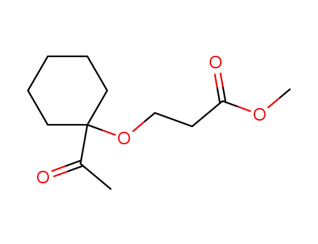 3-(1-acetyl-cyclohexyloxy)-propionic acid methyl ester