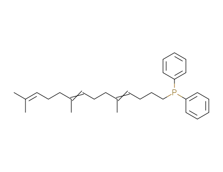 diphenyl-(5,9,13-trimethyl-tetradeca-4<i>t</i>,8<i>t</i>,12-trienyl)-phosphine