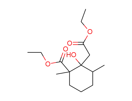 (2-ethoxycarbonyl-1-hydroxy-2,6-dimethyl-cyclohexyl)-acetic acid ethyl ester