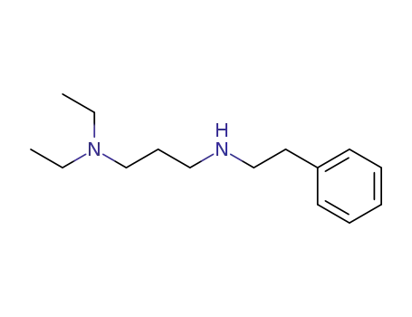 Molecular Structure of 131866-65-4 (<i>N</i>,<i>N</i>-diethyl-<i>N'</i>-phenethyl-propanediyldiamine)