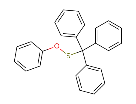 triphenyl-methanesulfenic acid phenyl ester