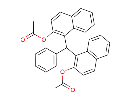 bis-(2-acetoxy-[1]naphthyl)-phenyl-methane