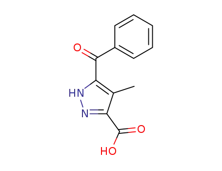 5-benzoyl-4-methyl-1<sup>(2)</sup><i>H</i>-pyrazole-3-carboxylic acid
