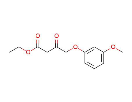 4-(3-methoxy-phenoxy)-acetoacetic acid ethyl ester