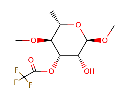 methyl-(<i>O</i><sup>4</sup>-methyl-<i>O</i><sup>3</sup>-trifluoroacetyl-α-<i>L</i>-rhamnopyranoside)