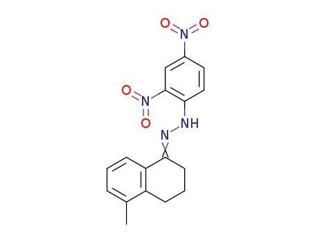 5-methyl-3,4-dihydro-2<i>H</i>-naphthalen-1-one-(2,4-dinitro-phenylhydrazone)