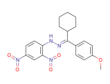 cyclohexyl-(4-methoxy-phenyl)-ketone-(2,4-dinitro-phenylhydrazone)