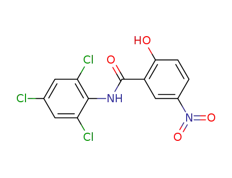 2-hydroxy-5-nitro-benzoic acid-(2,4,6-trichloro-anilide)