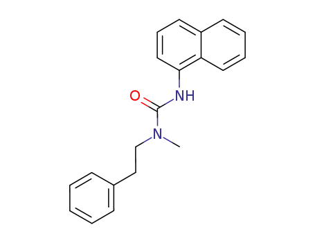 Molecular Structure of 73355-76-7 (<i>N</i>-methyl-<i>N</i>'-[1]naphthyl-<i>N</i>-phenethyl-urea)