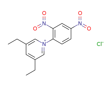 3,5-diethyl-1-(2,4-dinitro-phenyl)-pyridinium; chloride