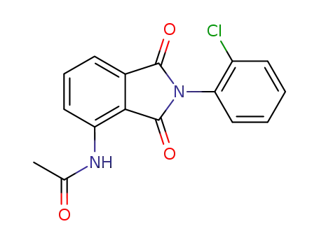 <i>N</i>-[2-(2-chloro-phenyl)-1,3-dioxo-isoindolin-4-yl]-acetamide