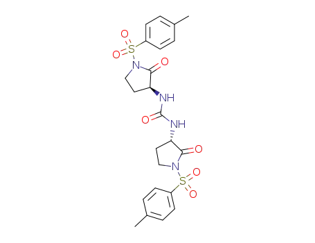 <i>N</i>,<i>N</i>'-bis-[(<i>S</i>)-2-oxo-1-(toluene-4-sulfonyl)-pyrrolidin-3-yl]-urea