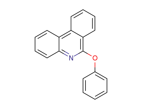 Molecular Structure of 3340-87-2 (6-phenoxyphenanthridine)