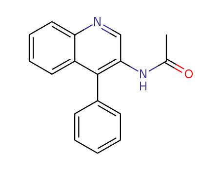 <i>N</i>-(4-phenyl-[3]quinolyl)-acetamide