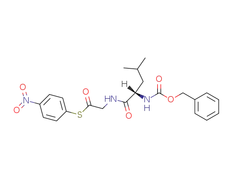 <i>N</i>-(<i>N</i>-benzyloxycarbonyl-L-leucyl)-thioglycine <i>S</i>-(4-nitro-phenyl ester)