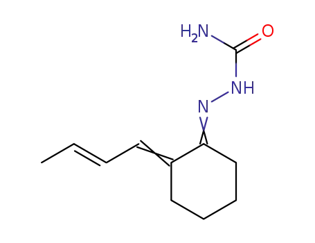 1-(buten-(2<i>t</i>)-ylidene-(ξ))-cyclohexanone-(2)-semicarbazone