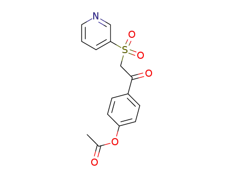 1-(4-acetoxy-phenyl)-2-(pyridine-3-sulfonyl)-ethanone