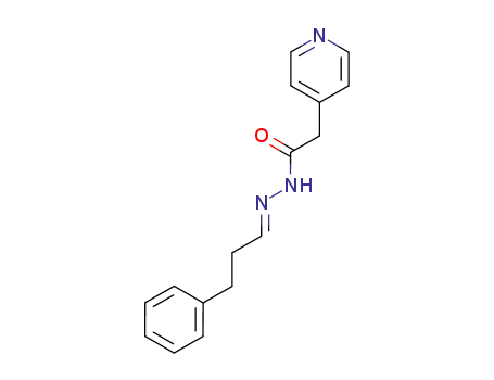 Molecular Structure of 101435-11-4 ([4]pyridyl-acetic acid-(3-phenyl-propylidenehydrazide))