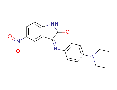 3-(4-diethylamino-phenylimino)-5-nitro-indolin-2-one