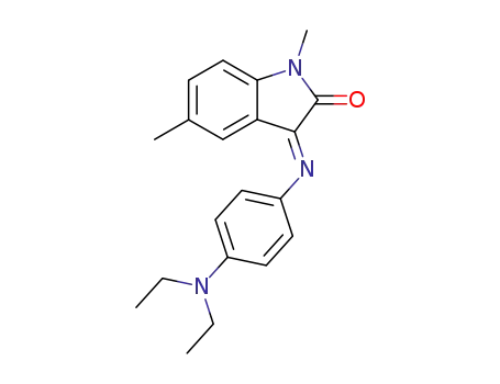 3-(4-diethylamino-phenylimino)-1,5-dimethyl-1,3-dihydro-indol-2-one