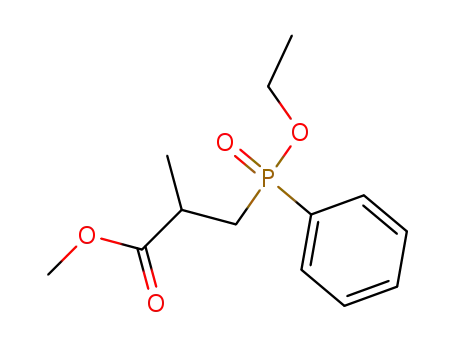 β-(ethoxy-phenyl-phosphinoyl)-isobutyric acid methyl ester