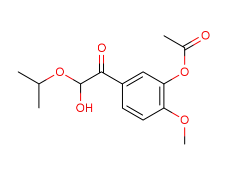 1-(3-acetoxy-4-methoxy-phenyl)-2-hydroxy-2-isopropoxy-ethanone