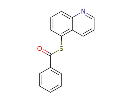 thiobenzoic acid <i>S</i>-[5]quinolyl ester