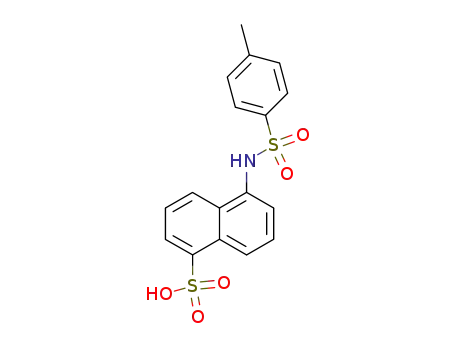 Molecular Structure of 130955-95-2 (5-(toluene-4-sulfonylamino)-naphthalene-1-sulfonic acid)