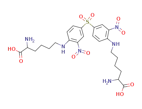 bis-[4-(5-amino-5-carboxy-pentylamino)-3-nitro-phenyl]-sulfone