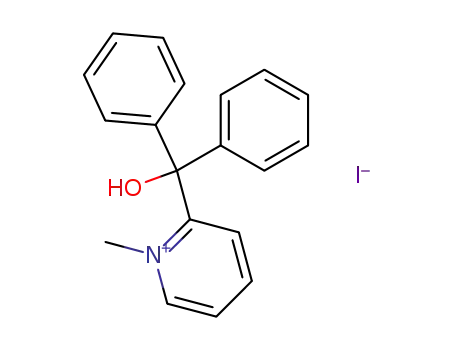 2-(α-hydroxy-benzhydryl)-1-methyl-pyridinium; iodide